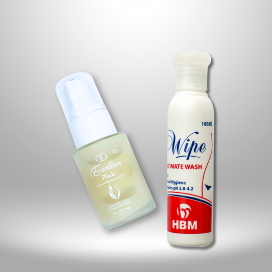 Feminine Care Combo – Pink V-Cream + Intimate Wash