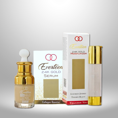 Radiant Skin Revival Kit – 20k Gold Serum + 20k Gold Moisturizer