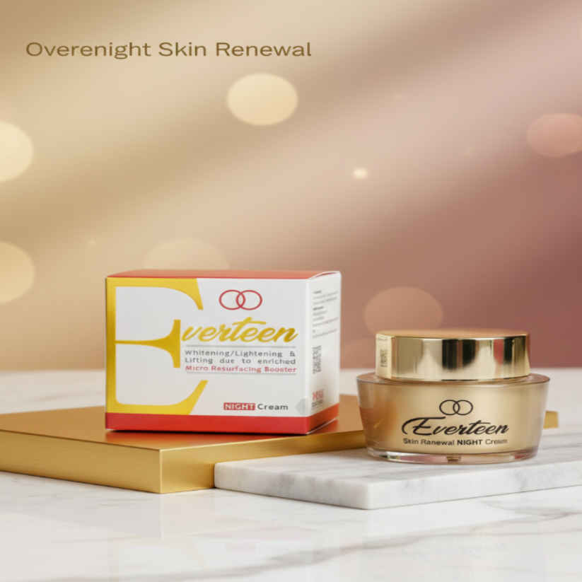 Everteen Night Cream | Skin Renewal & Whitening Cream
